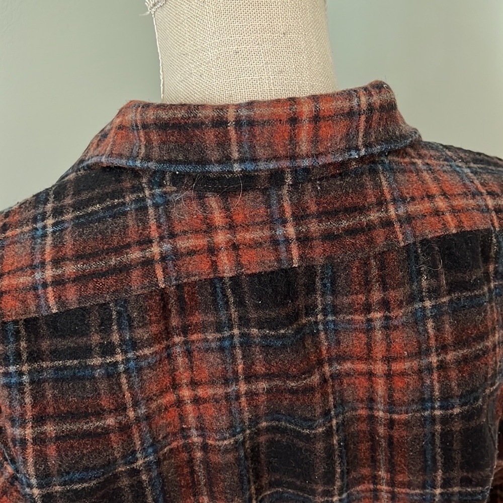 Pendleton Virgin Wool Button Down Flannel S - image 4